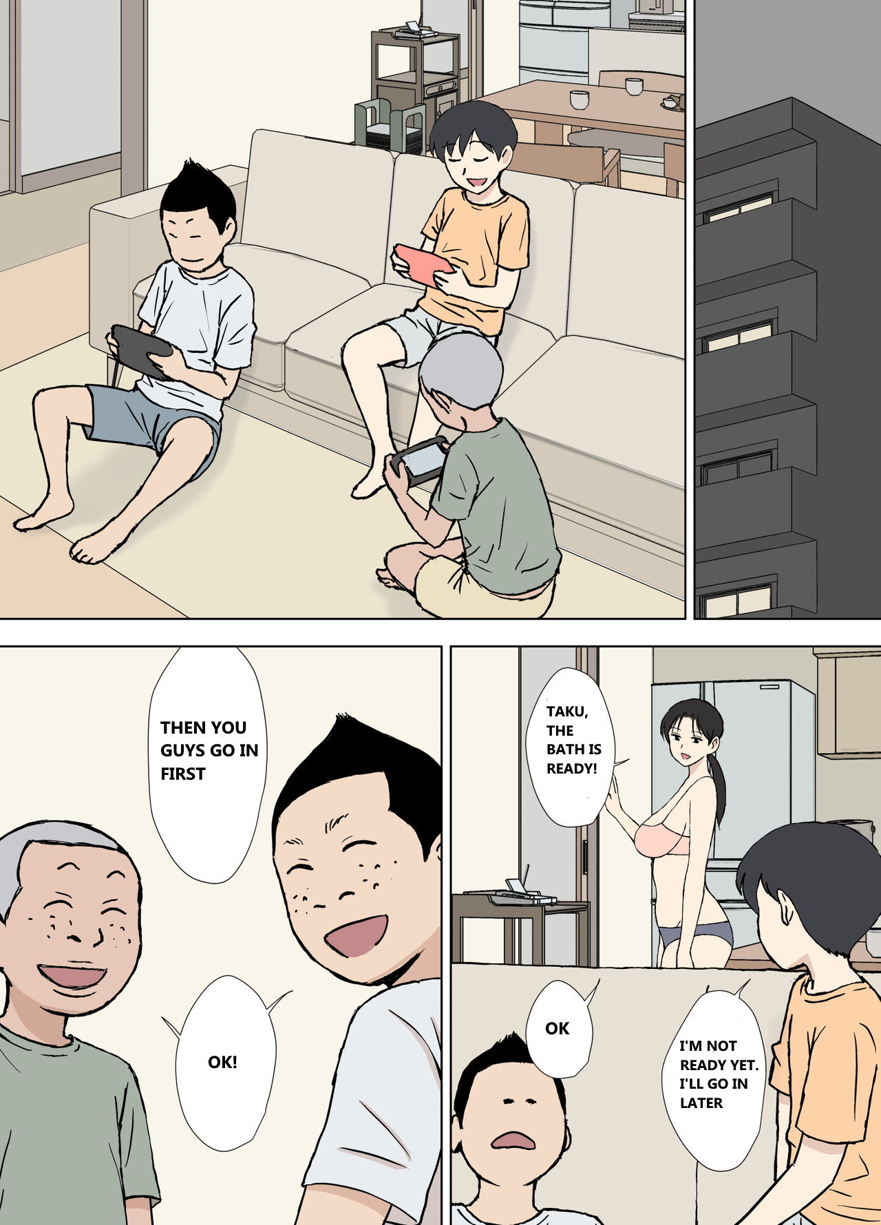 hentai manga Entwined Wife Kyouko-san And Her Perverted Nephews